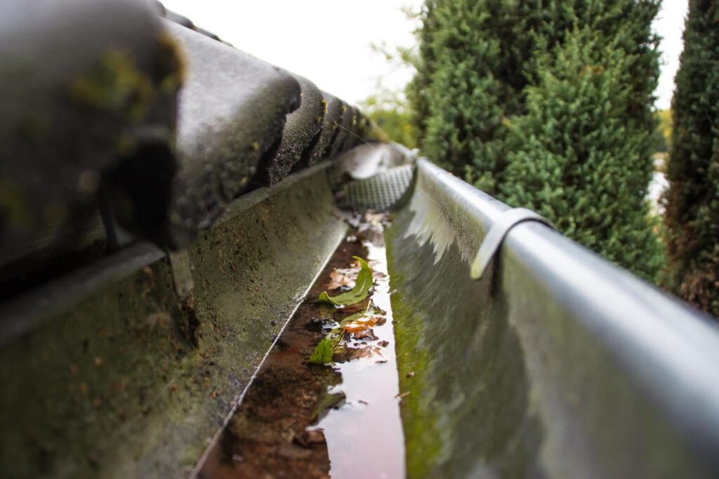 Cleaning gutters